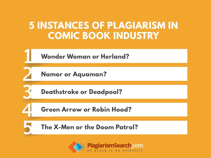 5 Instances of Plagiarism in Comic Book Industry